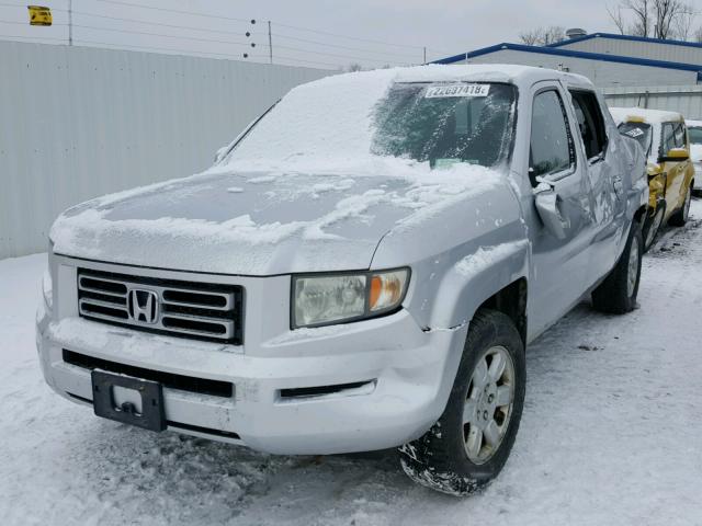 2HJYK16586H574772 - 2006 HONDA RIDGELINE SILVER photo 2