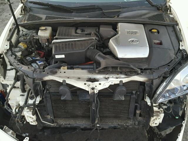 JTJGW31U382850315 - 2008 LEXUS RX 400H WHITE photo 7