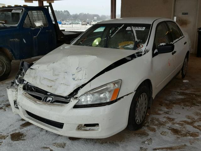 1HGCM56106A089071 - 2006 HONDA ACCORD VAL WHITE photo 2