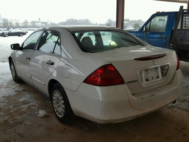 1HGCM56106A089071 - 2006 HONDA ACCORD VAL WHITE photo 3