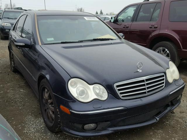 WDBRF52H77F891626 - 2007 MERCEDES-BENZ C 230 BLUE photo 1