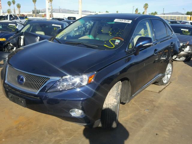 JTJZB1BA3A2003684 - 2010 LEXUS RX 450 BLUE photo 2