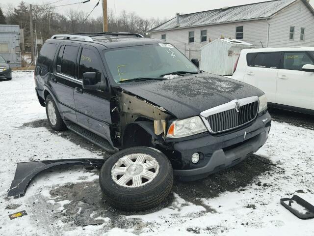 5LMEU88HX4ZJ48363 - 2004 LINCOLN AVIATOR BLACK photo 1