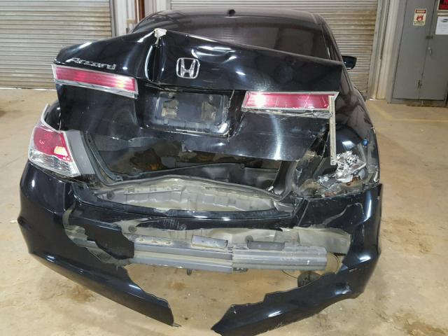 1HGCP2F80CA091420 - 2012 HONDA ACCORD EXL BLACK photo 9