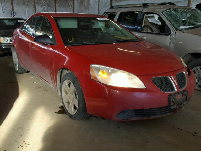 1G2ZG58B374219001 - 2007 PONTIAC G6 BASE RED photo 1