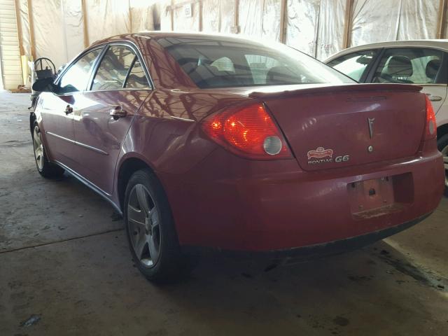 1G2ZG58B374219001 - 2007 PONTIAC G6 BASE RED photo 3