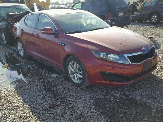 KNAGM4A73B5062694 - 2011 KIA OPTIMA LX MAROON photo 1