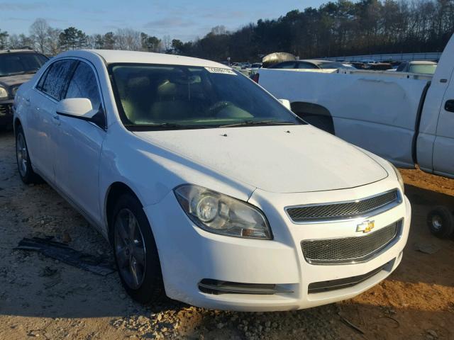 1G1ZD5EB2A4132005 - 2010 CHEVROLET MALIBU 2LT WHITE photo 1