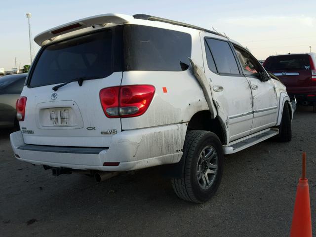 5TDZT38A96S277409 - 2006 TOYOTA SEQUOIA LI WHITE photo 4