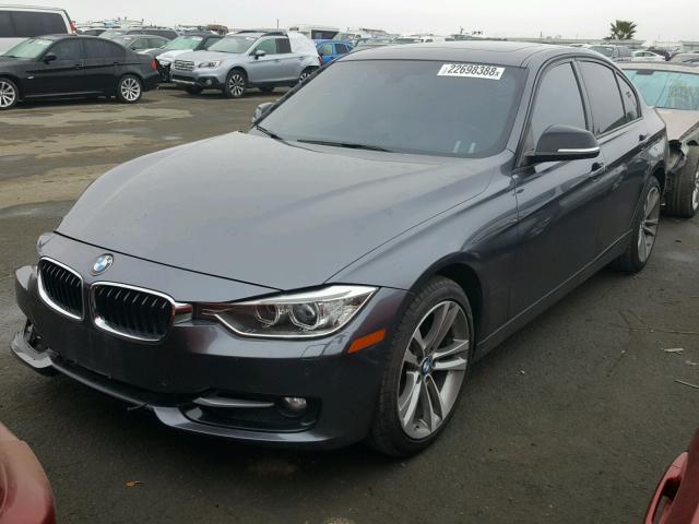 WBA3B3C50DF540562 - 2013 BMW 328 XI GRAY photo 2