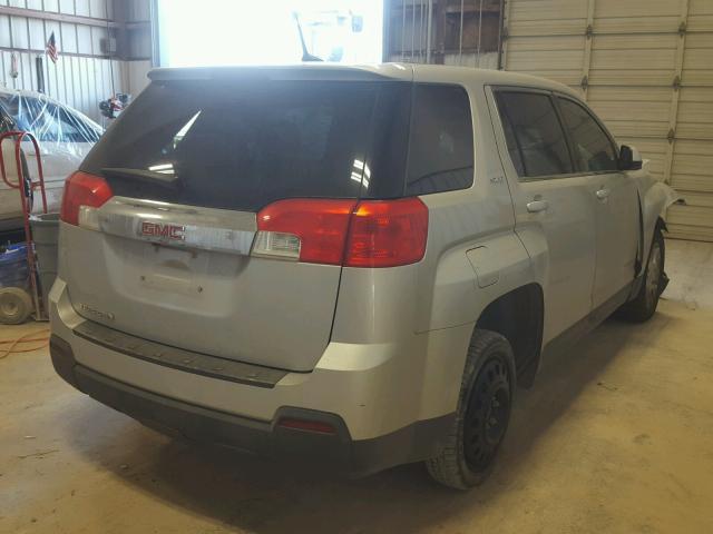 2GKALMEK1C6311739 - 2012 GMC TERRAIN SL SILVER photo 4