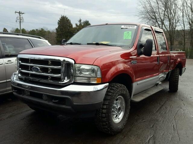 1FTNW21L53EC77498 - 2003 FORD F250 SUPER BURGUNDY photo 2