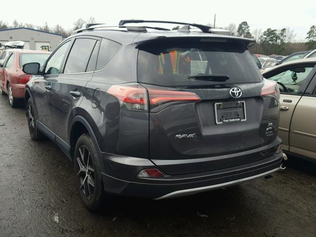 2T3JFREV7GW488395 - 2016 TOYOTA RAV4 SE GRAY photo 3