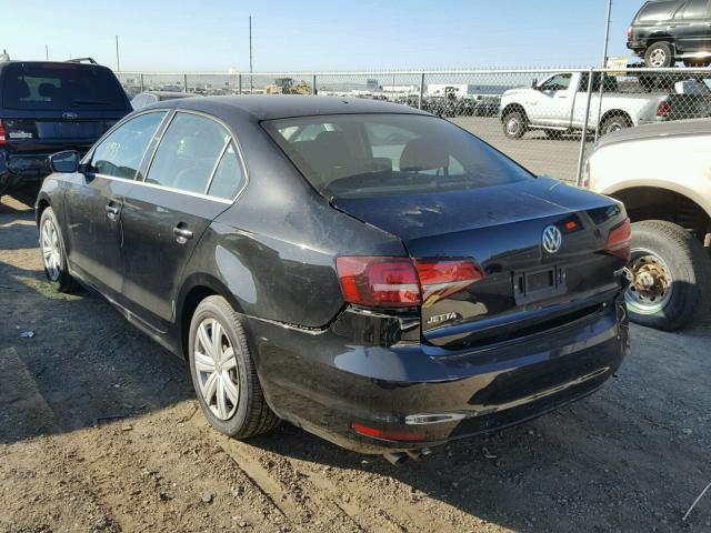 3VW2B7AJ6HM327527 - 2017 VOLKSWAGEN JETTA S 黑色 照片 3