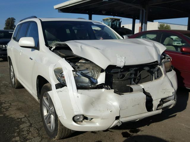 JTEES43A282104237 - 2008 TOYOTA HIGHLANDER WHITE photo 1