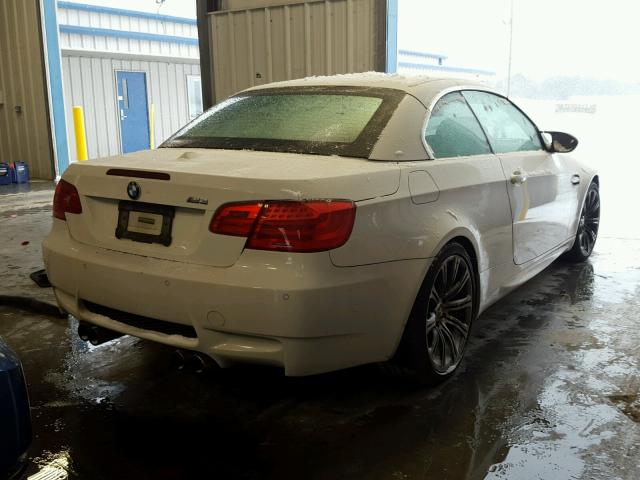 WBSDX9C57BE584355 - 2011 BMW M3 WHITE photo 4