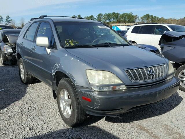 JTJGF10U210102632 - 2001 LEXUS RX 300 SILVER photo 1