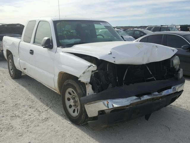 1GCEC19V66Z235993 - 2006 CHEVROLET SILVERADO WHITE photo 1