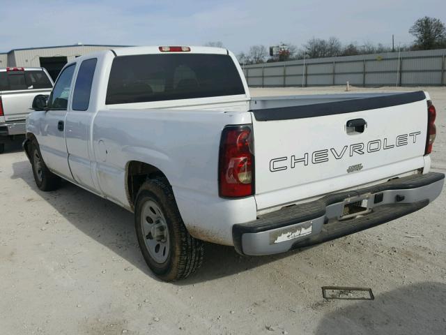 1GCEC19V66Z235993 - 2006 CHEVROLET SILVERADO WHITE photo 3