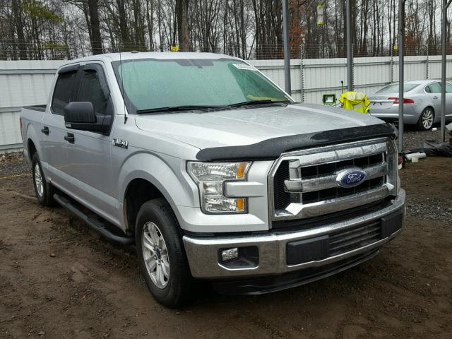 1FTEW1C85FFA48319 - 2015 FORD F150 SUPER SILVER photo 1