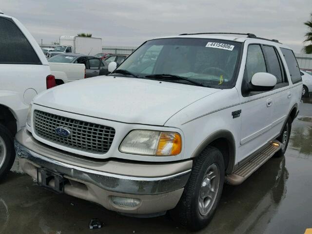 1FMRU17L21LB34134 - 2001 FORD EXPEDITION WHITE photo 2