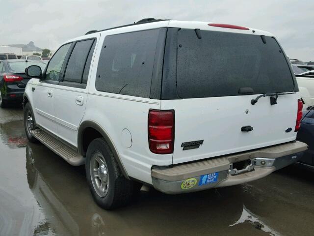 1FMRU17L21LB34134 - 2001 FORD EXPEDITION WHITE photo 3