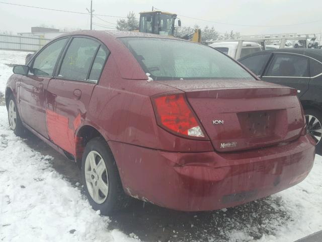 1G8AJ55F26Z139184 - 2006 SATURN ION LEVEL RED photo 3