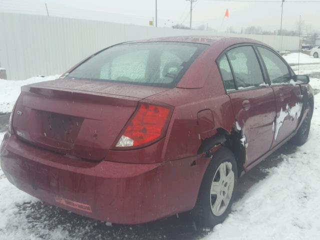 1G8AJ55F26Z139184 - 2006 SATURN ION LEVEL RED photo 4