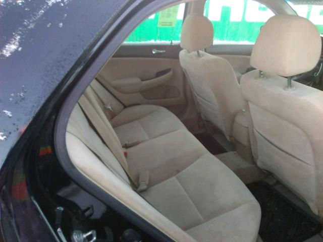 1HGCM56405A096868 - 2005 HONDA ACCORD LX BLACK photo 6