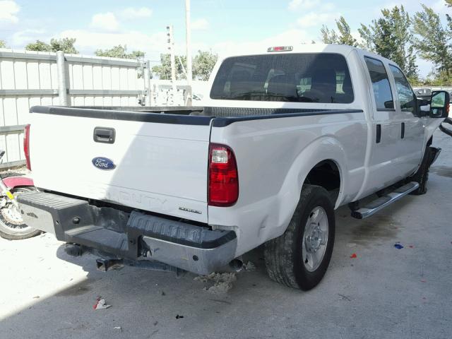 1FT7W2A64GEB02698 - 2016 FORD F250 SUPER WHITE photo 4
