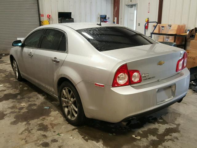 1G1ZE5E78BF395310 - 2011 CHEVROLET MALIBU LTZ 银色 照片 3