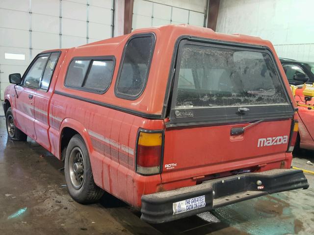 JM2UF3139L0879055 - 1990 MAZDA B2200 CAB RED photo 3