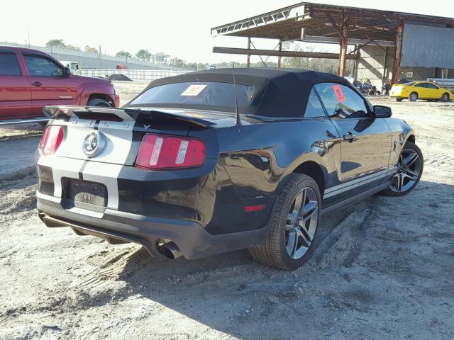 1ZVBP8KS2C5257621 - 2012 FORD MUSTANG SH BLACK photo 4