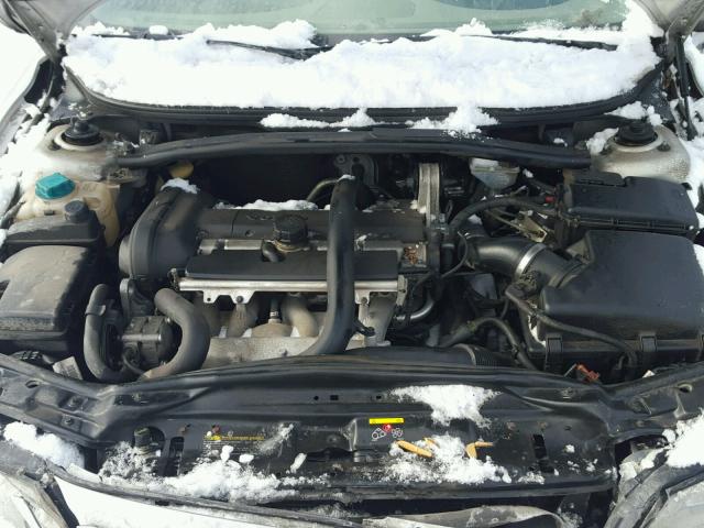 YV1RS592482681809 - 2008 VOLVO S60 2.5T SILVER photo 7