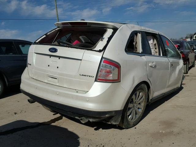 2FMDK39C69BA35160 - 2009 FORD EDGE LIMIT WHITE photo 4