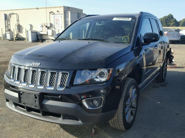 1C4NJCCB7ED625027 - 2014 JEEP COMPASS LI BLACK photo 2