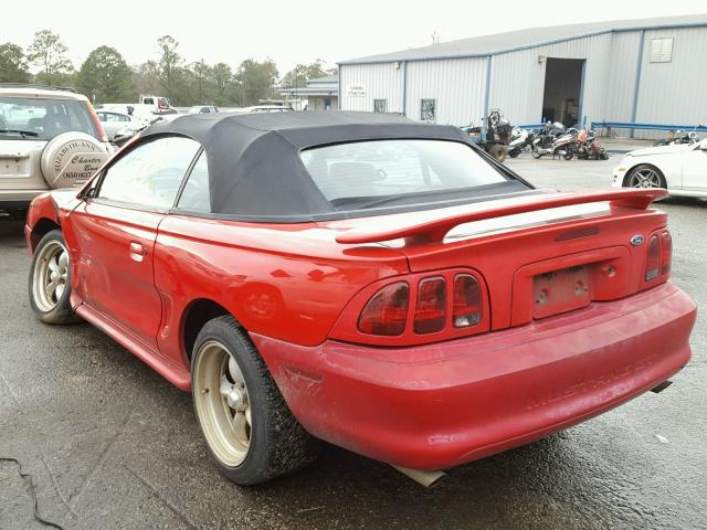 1FAFP45X6WF248431 - 1998 FORD MUSTANG GT RED photo 3