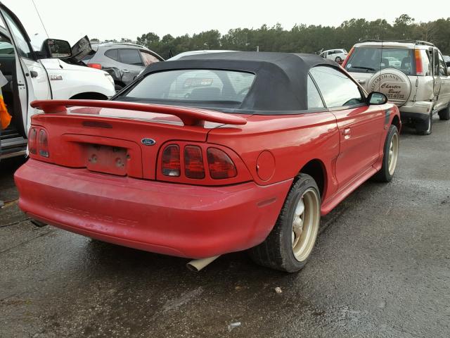 1FAFP45X6WF248431 - 1998 FORD MUSTANG GT RED photo 4