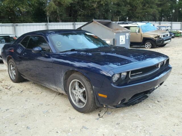 2C3CDYBT8EH261116 - 2014 DODGE CHALLENGER BLUE photo 1