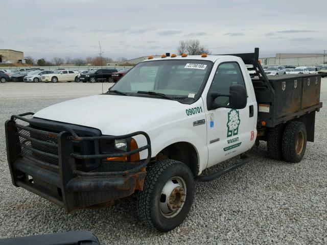 1FDWF37P77EB48345 - 2007 FORD F350 SUPER WHITE photo 2