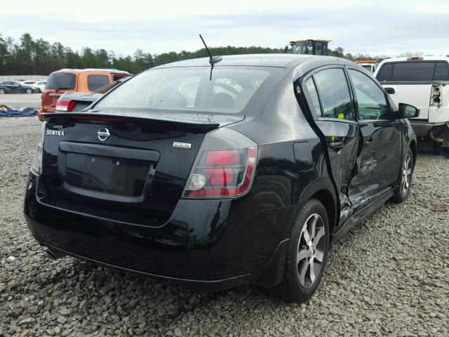 3N1AB6AP5CL748881 - 2012 NISSAN SENTRA 2.0 BLACK photo 4