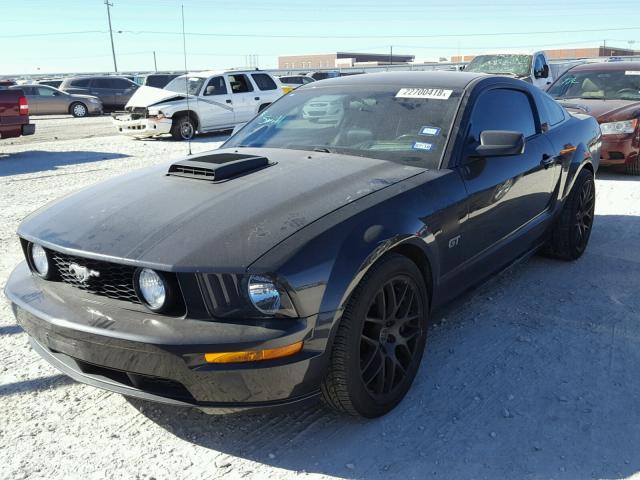 1ZVHT82H175258534 - 2007 FORD MUSTANG GT GRAY photo 2