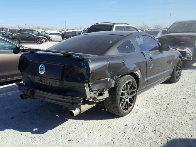 1ZVHT82H175258534 - 2007 FORD MUSTANG GT GRAY photo 4