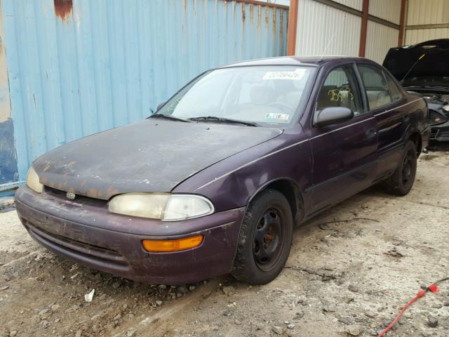 1Y1SK5267SZ028034 - 1995 GEO PRIZM BASE PURPLE photo 2