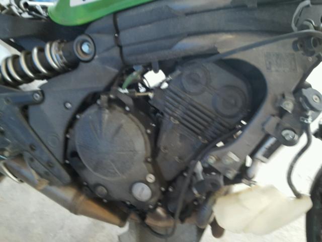 JKAEXEE19CDA03599 - 2012 KAWASAKI EX650 EC GREEN photo 7