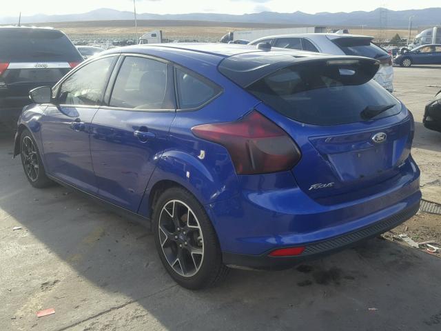 1FADP3K29DL104476 - 2013 FORD FOCUS SE BLUE photo 3