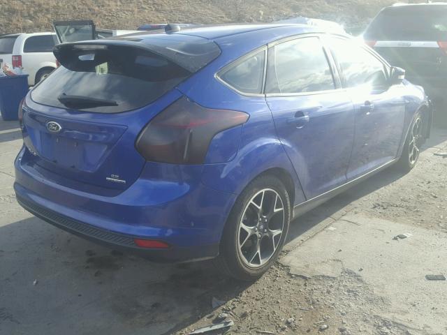 1FADP3K29DL104476 - 2013 FORD FOCUS SE BLUE photo 4