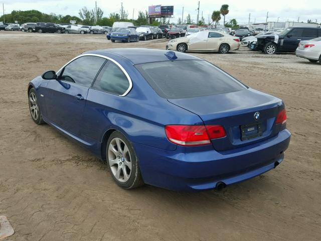 WBAWB73519P047740 - 2009 BMW 335 I BLUE photo 3