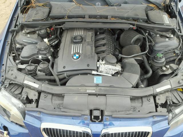 WBAWB73519P047740 - 2009 BMW 335 I BLUE photo 7