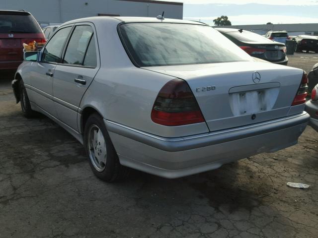 WDBHA29G9YA805317 - 2000 MERCEDES-BENZ C 280 SILVER photo 3